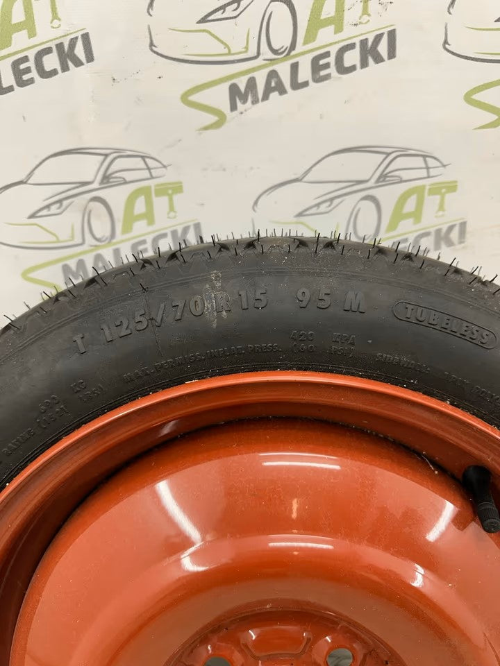Notrad Reserverad Opel Agila B Modelle 125/70R15 95M