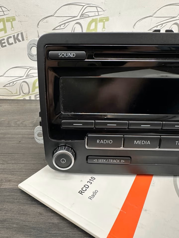 Radio RCD310 Car Radio CD Vw Polo Passat Touran Golf 5M0035186J