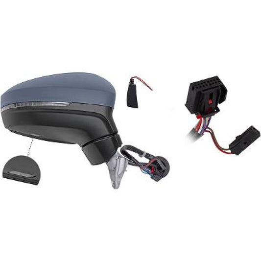 5NB857508G 9B9 SPIEGEL RE.        TIGUAN, 16-23     GRUND;  13+2-PIN 2256524