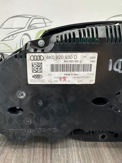 8K0920930D Tacho Kombiinstrument Audi A4 8K B8 2,0 Tdi CAG