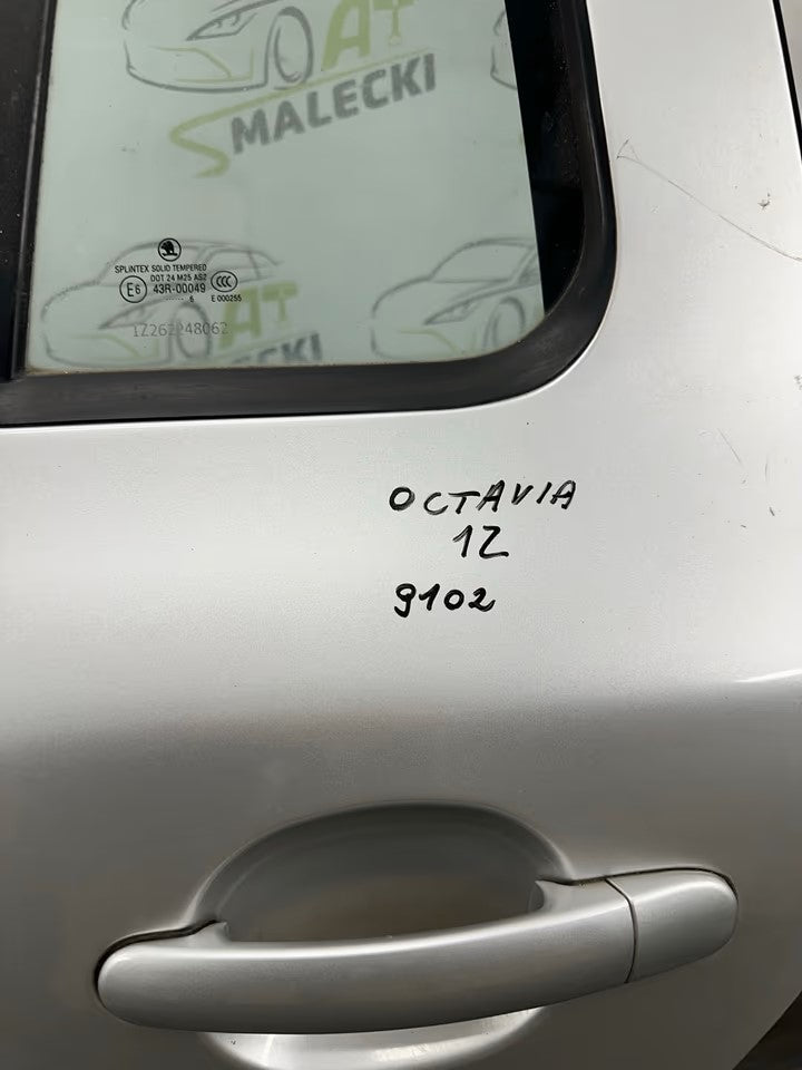 Door Rear Left Skoda Octavia 1Z Models Color 9102 Met