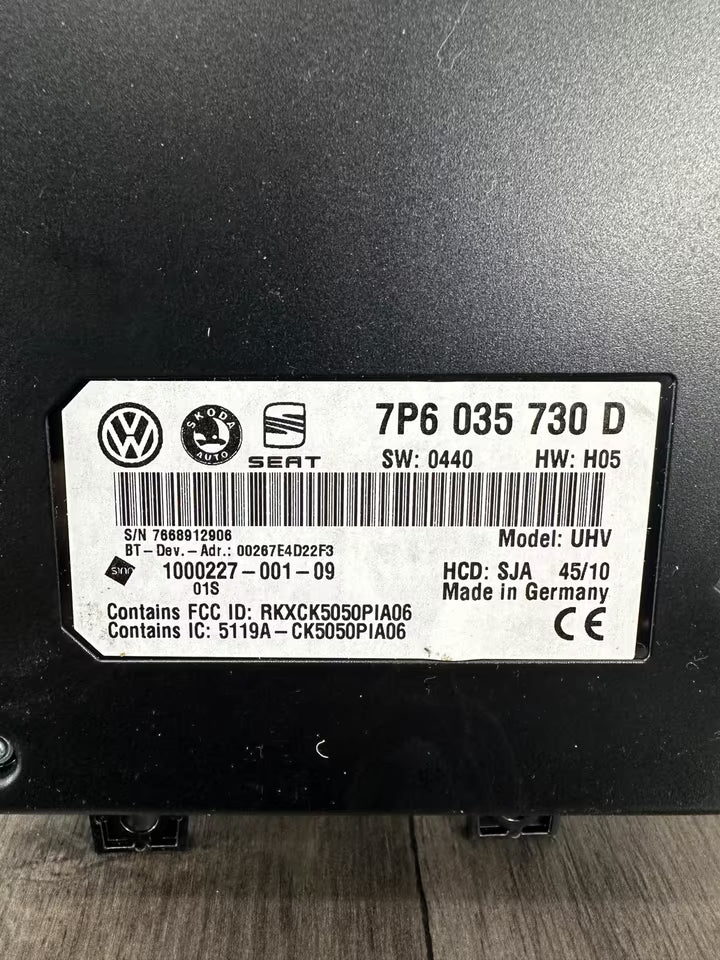 7P6035730D Bluetooth Interface Steuergerät Vw Passat 3AA B7