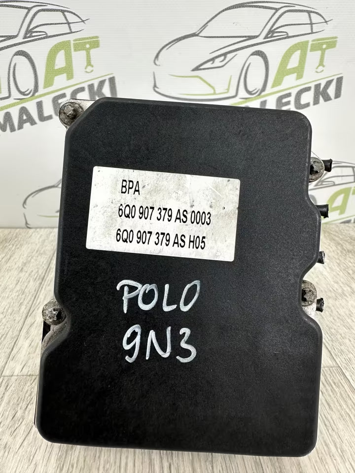 6Q0907379AS 6Q0614517AJ ABS Block Vw Polo 9N3 1,4 Tdi