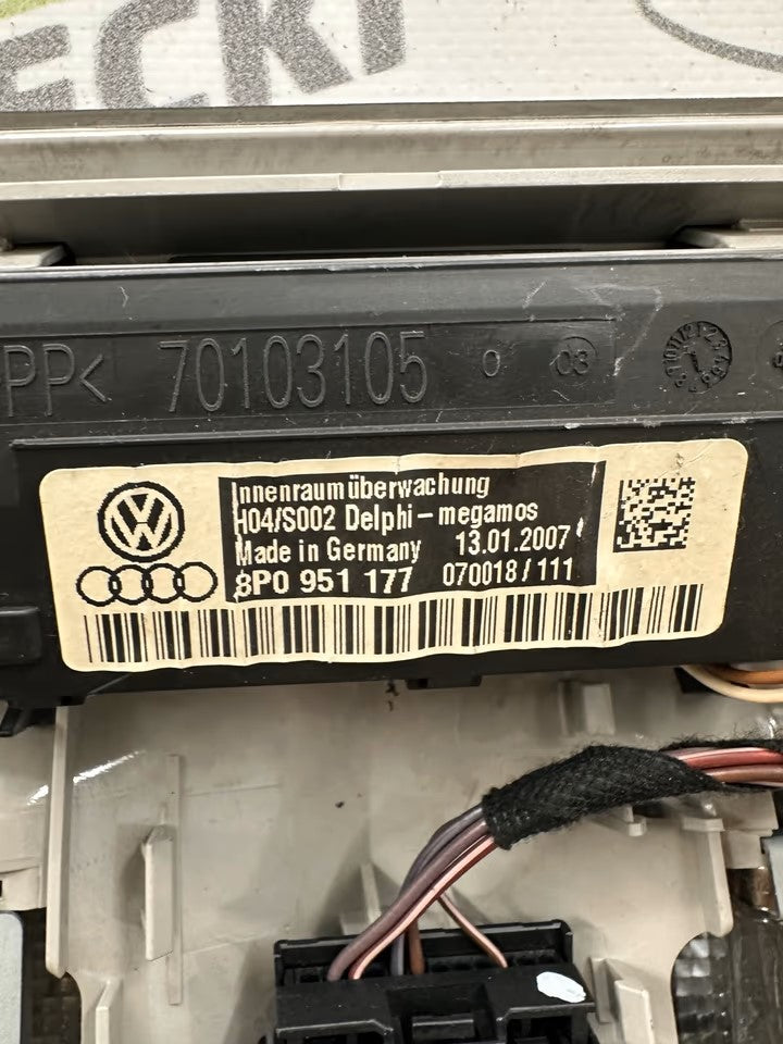 8P0951177 Leseleuchte Innenleuchte Schwarz S Line Audi A3 8P