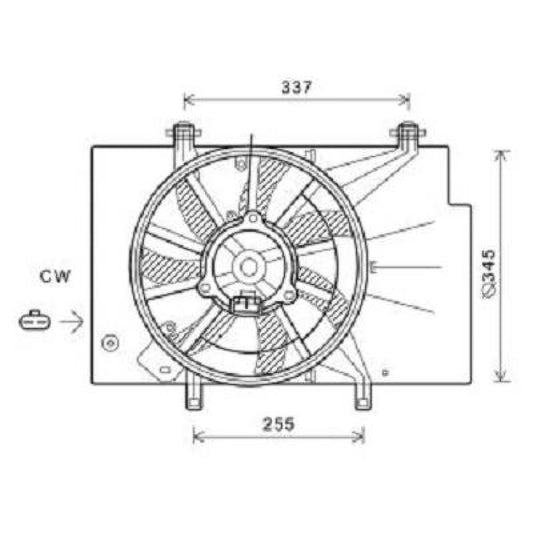 1525891 LÜFTER LÜFTER  FORD DCL1108