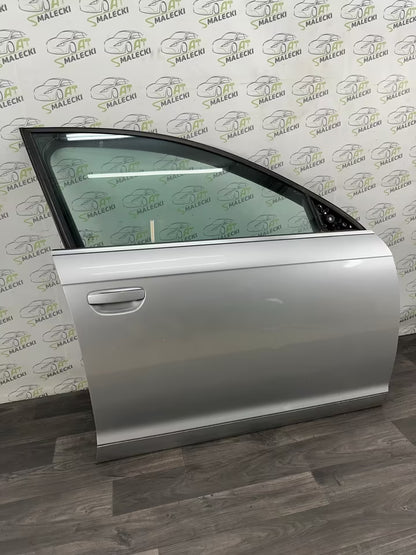 Türe Tür Vorne Rechts Audi A6 4F C6 Modell LY7W Silber metallic