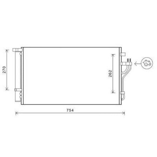 976062Y500 KONDENSATOR  KIA SPORTAGE, Sep 18 DCC1914