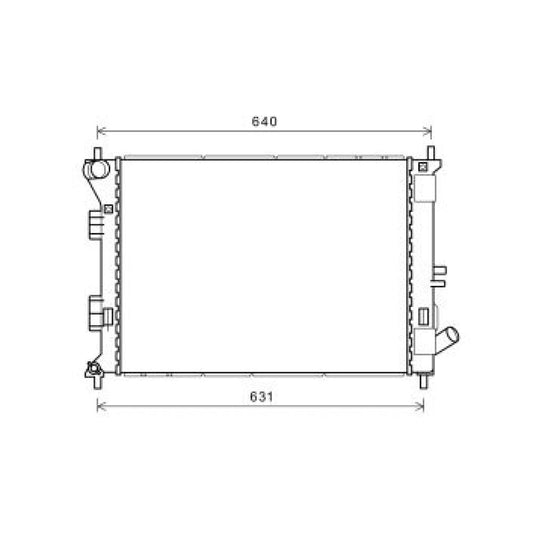 253103X011 KÜHLER KIA CEE'D;HYUN.i30, für Okt 13 DCM3732