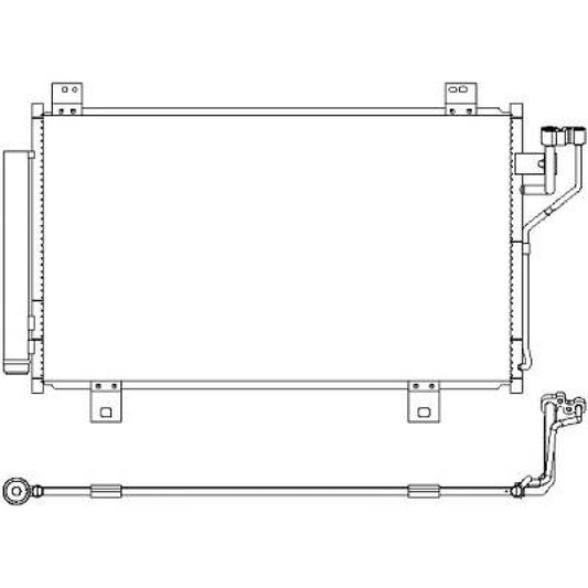 GHR161480 KONDENSATOR MAZDA 6 2.0/2.5 2013- DCC1678