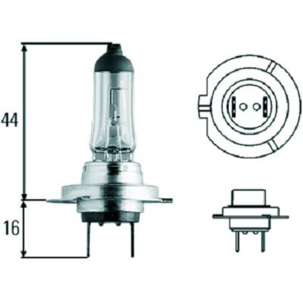 14145090 H7 12V 55W PX26d H7 Glühlampe LID10018
