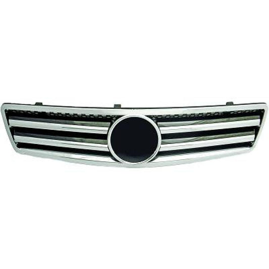 KÜHLERGRILL KPL.  DB W129, 89-98        CHROM/SCHWARZ 1609240