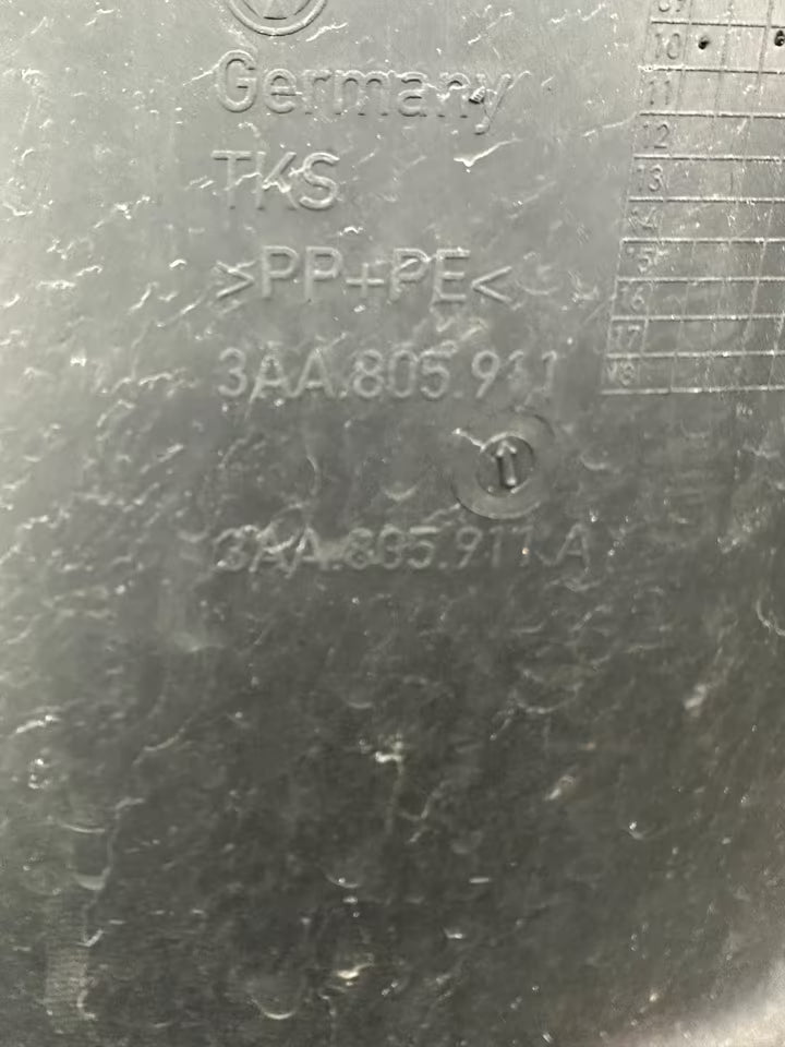 3AA805977 Radhausschale Innenkotflügel komplett Vw Passat 3AA B7