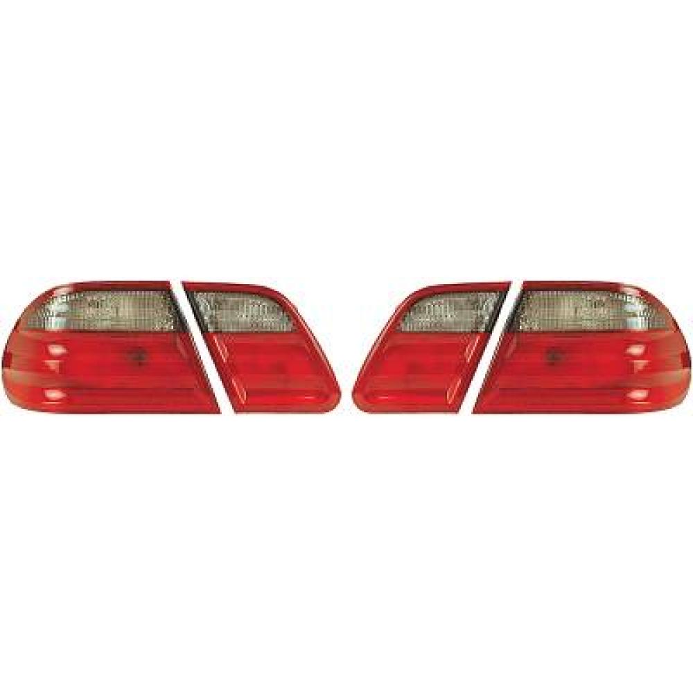 nan DESIGNRÜCKLAMP. SET  W210, 95-02             ROT-GRAU 1614890