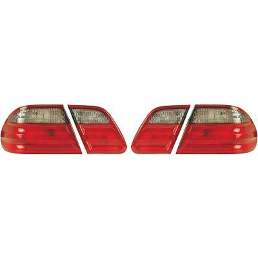 nan DESIGNRÜCKLAMP. SET  W210, 95-02             ROT-GRAU 1614890