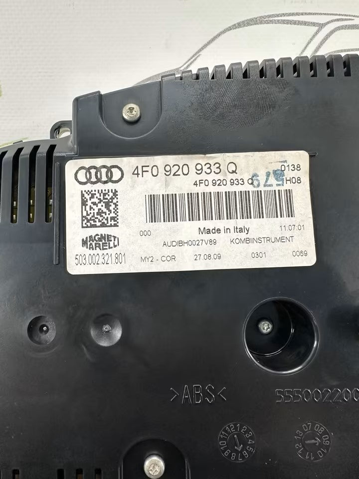 4F0920933Q Tacho Kombiinstrument Audi A6 4F FL 08-11 Bj 2009Bj