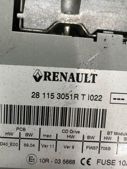 281153051R Autoradio CD Player DVD Player Renault Megane III