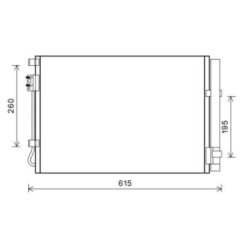 976061R000 KONDENSATOR KIA RIO 06/2011 1,25/1,4 DCC1913
