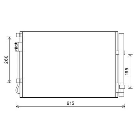 976061R000 KONDENSATOR KIA RIO 06/2011 1,25/1,4 DCC1913