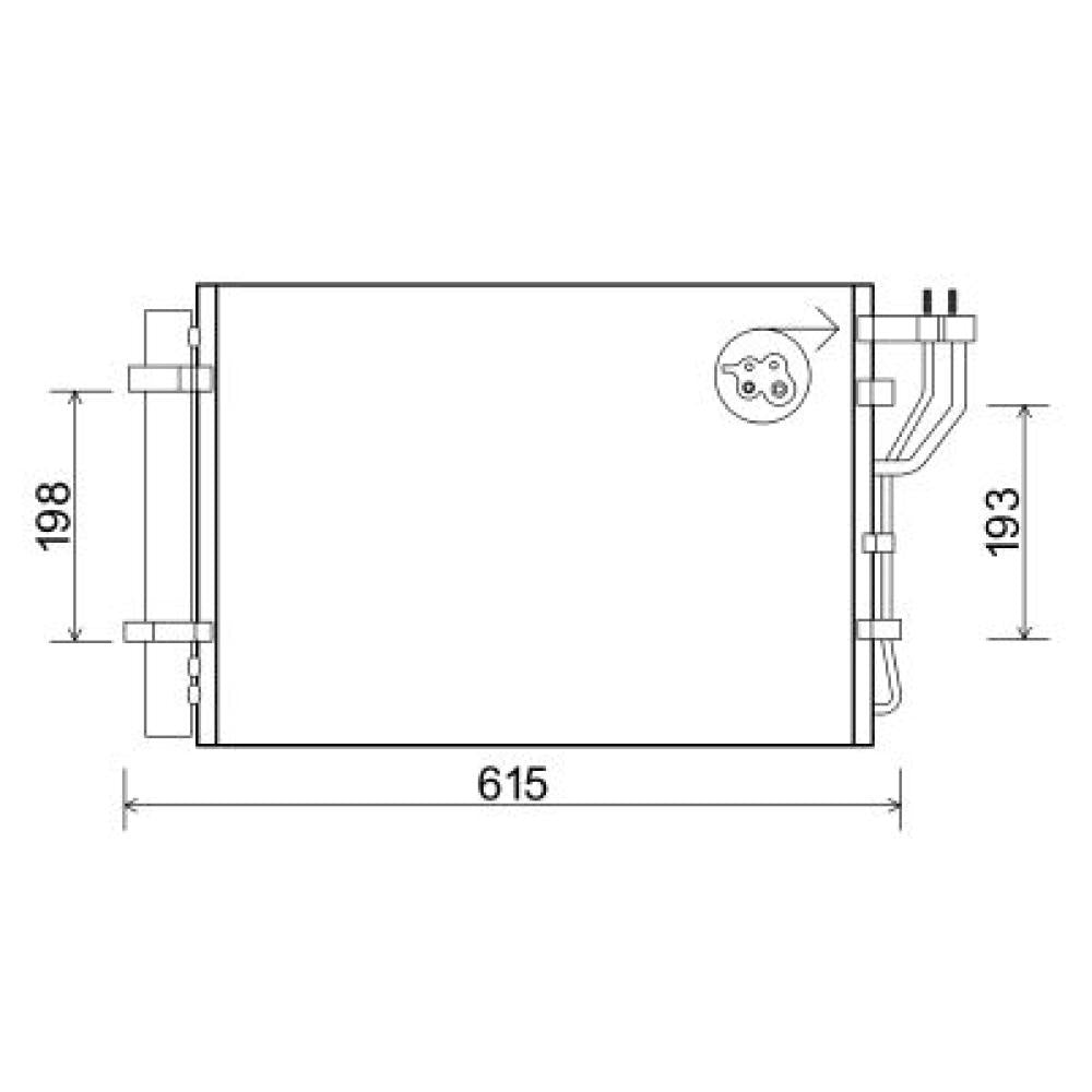 976061P000 KONDENSATOR KIA KIA VENGA 02/2010 DCC1542