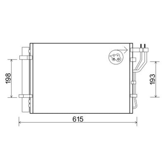 976061P000 KONDENSATOR KIA KIA VENGA 02/2010 DCC1542
