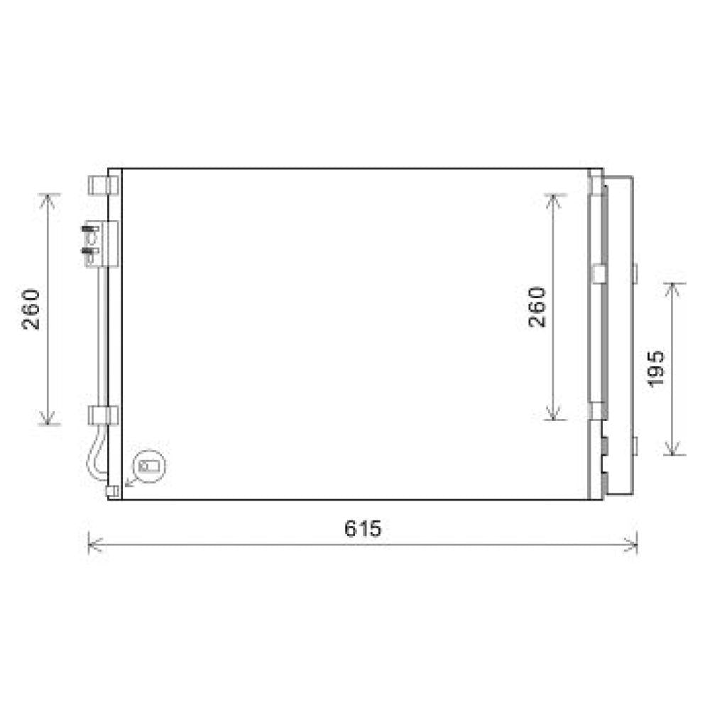 976061W000 KONDENSATOR HYUNDAI Avccent IV 1,4i DCC2018