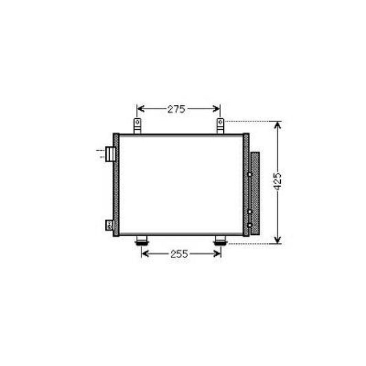 276504A00D KONDENSATOR NISSAN PIXO 04/2009 DCC1791