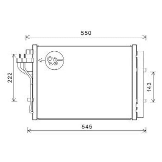 97606B9000 KONDENSATOR HYUNDAI I10  08/2013 ->> DCC1993