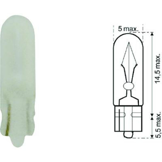 J9098111018 LEUCHTMITTEL (W1,2W) T5 12V 1,2W LID10086