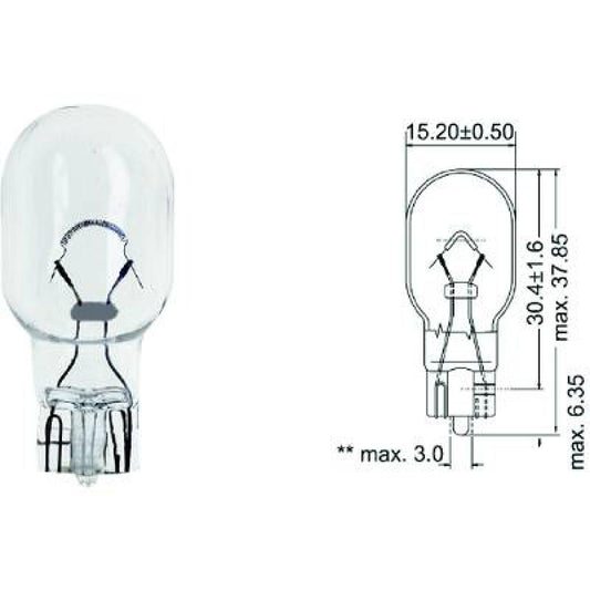 16890290 W16W T16 12V 16W W2,1x9,5d W16W T16 12V 16W W2,1x9,5d LID10089