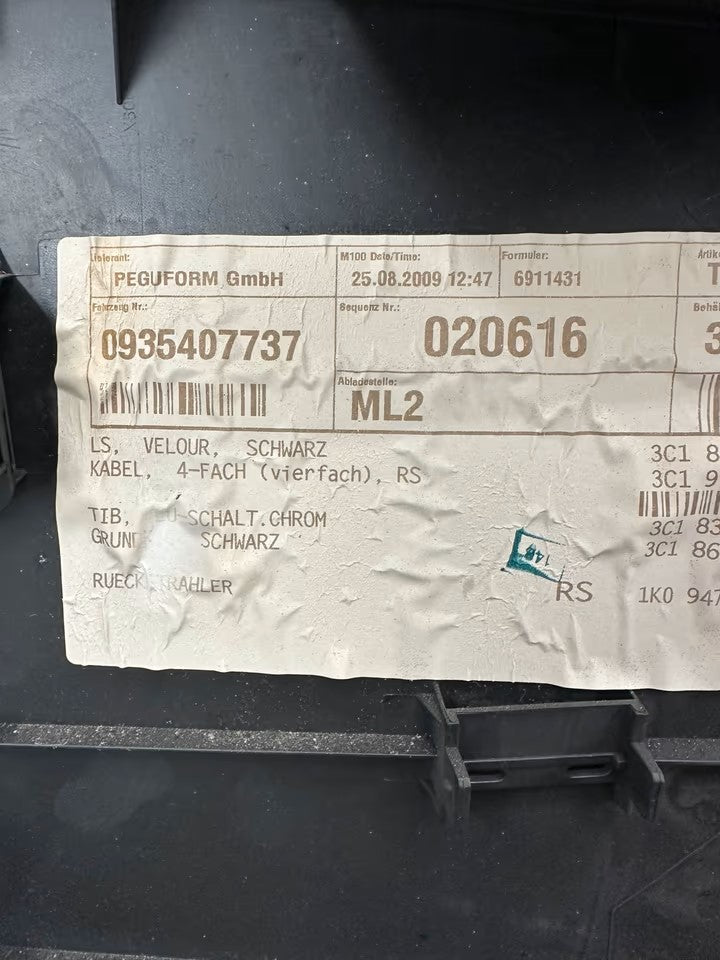 3C1867011 Türverkleidung Türpappe Vorne Links Vw Passat 3C B6