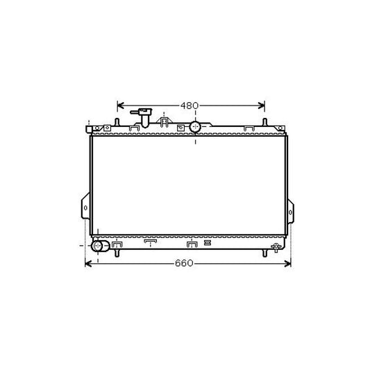 2531017000 Kühler Motorkühlung für HYUNDAI MATRIX 06/2001 DCM3662