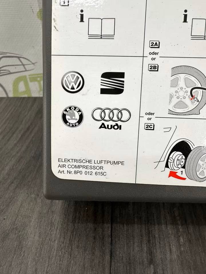 Pannenset Luftkompressor Reifenkompressor Audi Vw 8P0012615C