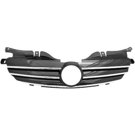 KÜHLERGRILL KPL.  DB R170, 96-04 CHROM/SCHWARZ GLANZ, 1635240