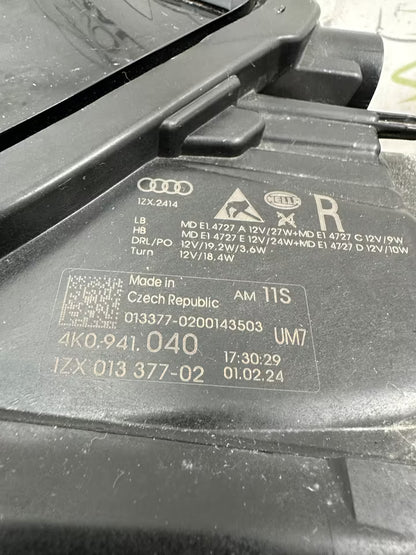 4K0941040 Scheinwerfer Full LED Audi A6 4K C8 Beschädigt