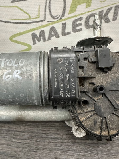 Wiper motor including linkage Vw Polo 6R 6R1955119A 6R1955023C
