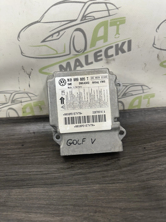 1K0909605T Airbag Steuergerät VW Golf V Modelle 1K0 909 605 T