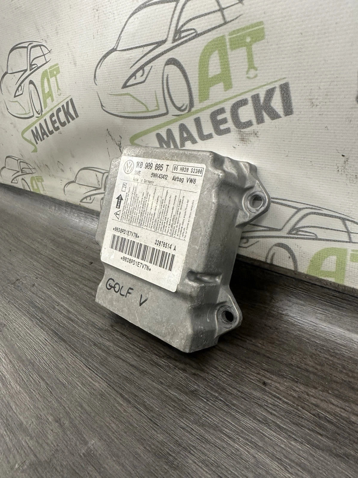 1K0909605T Airbag Steuergerät VW Golf V Modelle 1K0 909 605 T