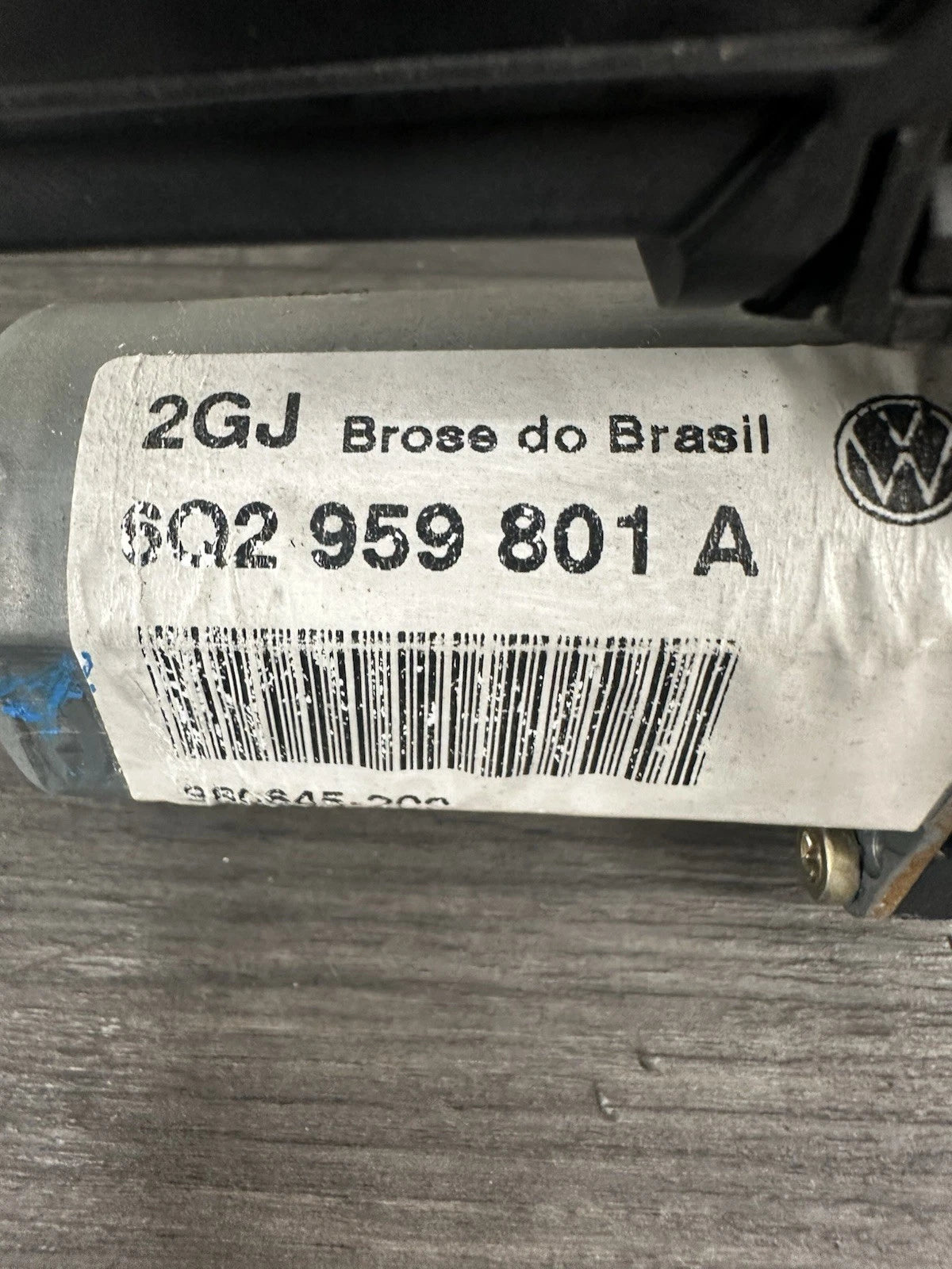 Fensterhebermotor Vorne Rechts VW Polo 9N 6Q2959801A
