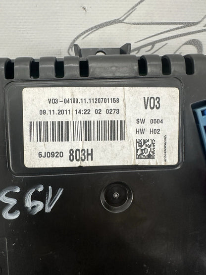 6J0920803H Tacho Kombiinstrument Seat Ibiza 6J Modelle 6J0 920 803 H