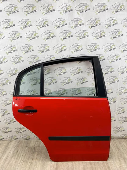 Door Rear Right Vw Polo 9N Notchback Sedan Color LP3G Red