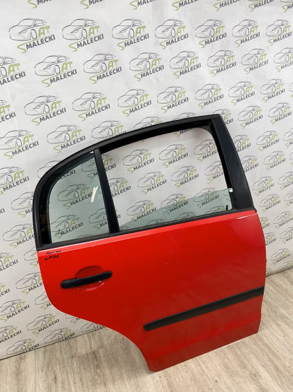 Door Rear Right Vw Polo 9N Notchback Sedan Color LP3G Red