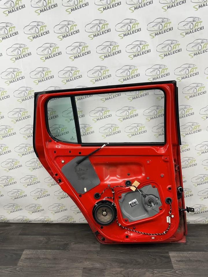 Door Rear Left Skoda Fabia 5J II Models Color 8151 Red